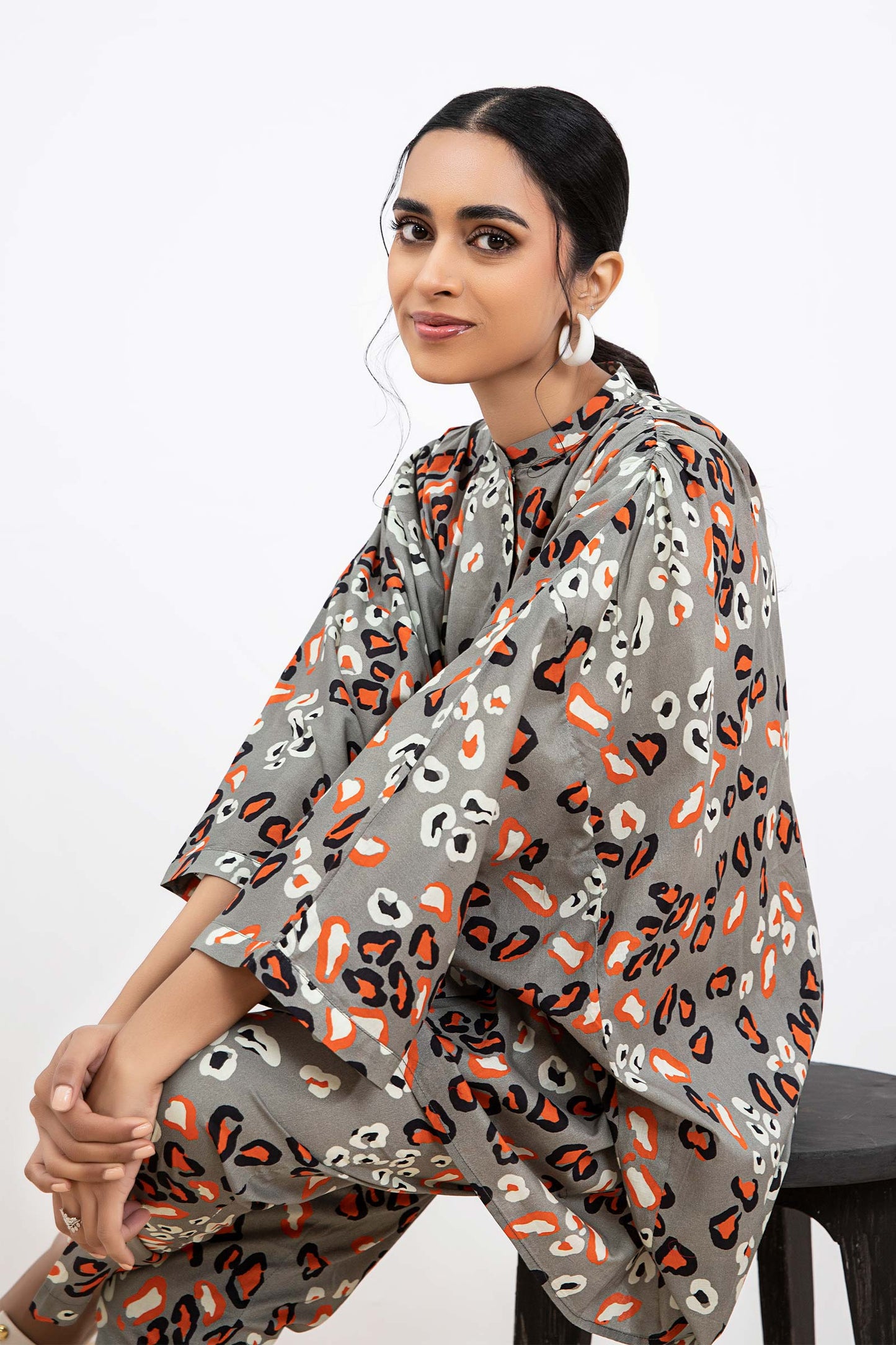 Printed Arabic Lawn Co-Ord Set