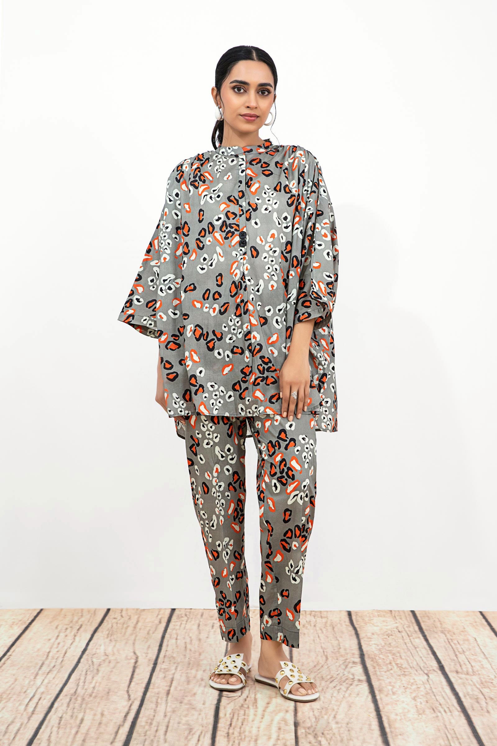 Printed Arabic Lawn Co-Ord Set