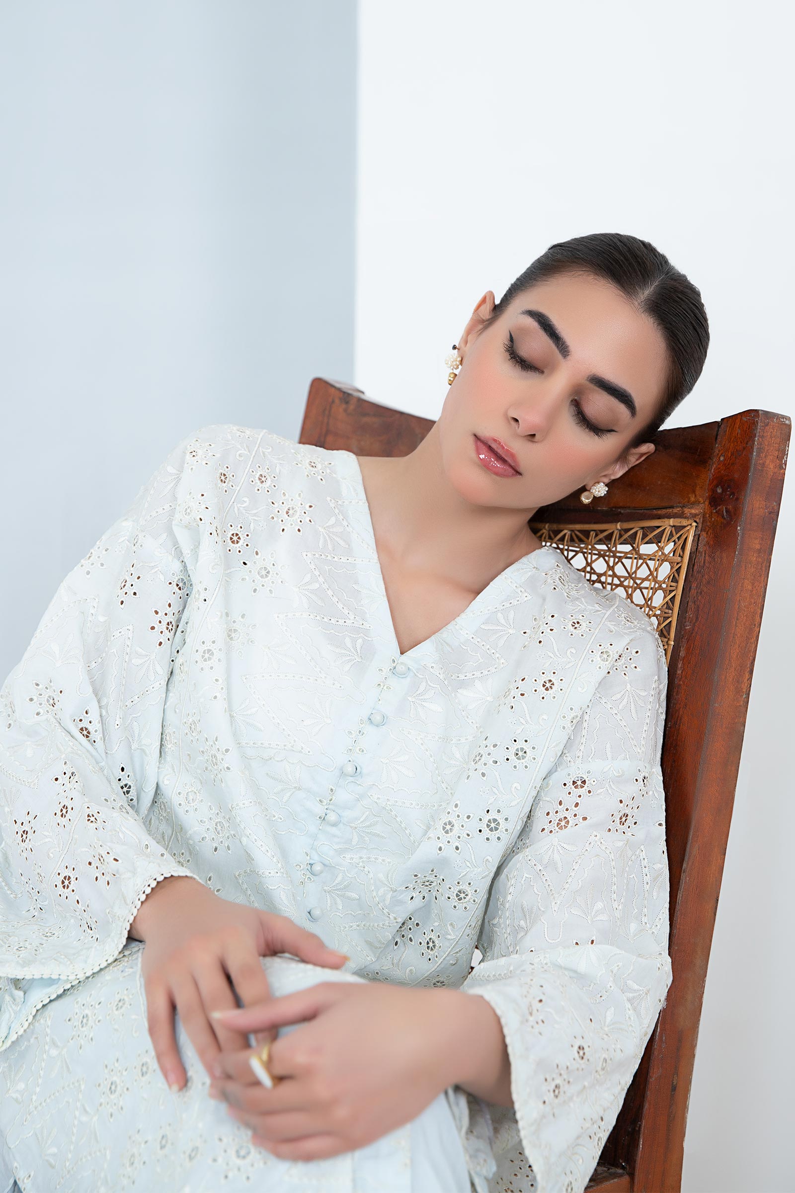 Embroidered Lawn Tunic Shirt