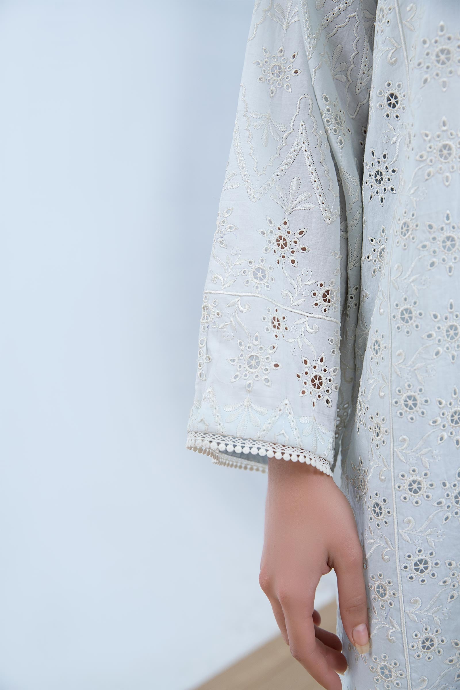 Embroidered Lawn Tunic Shirt