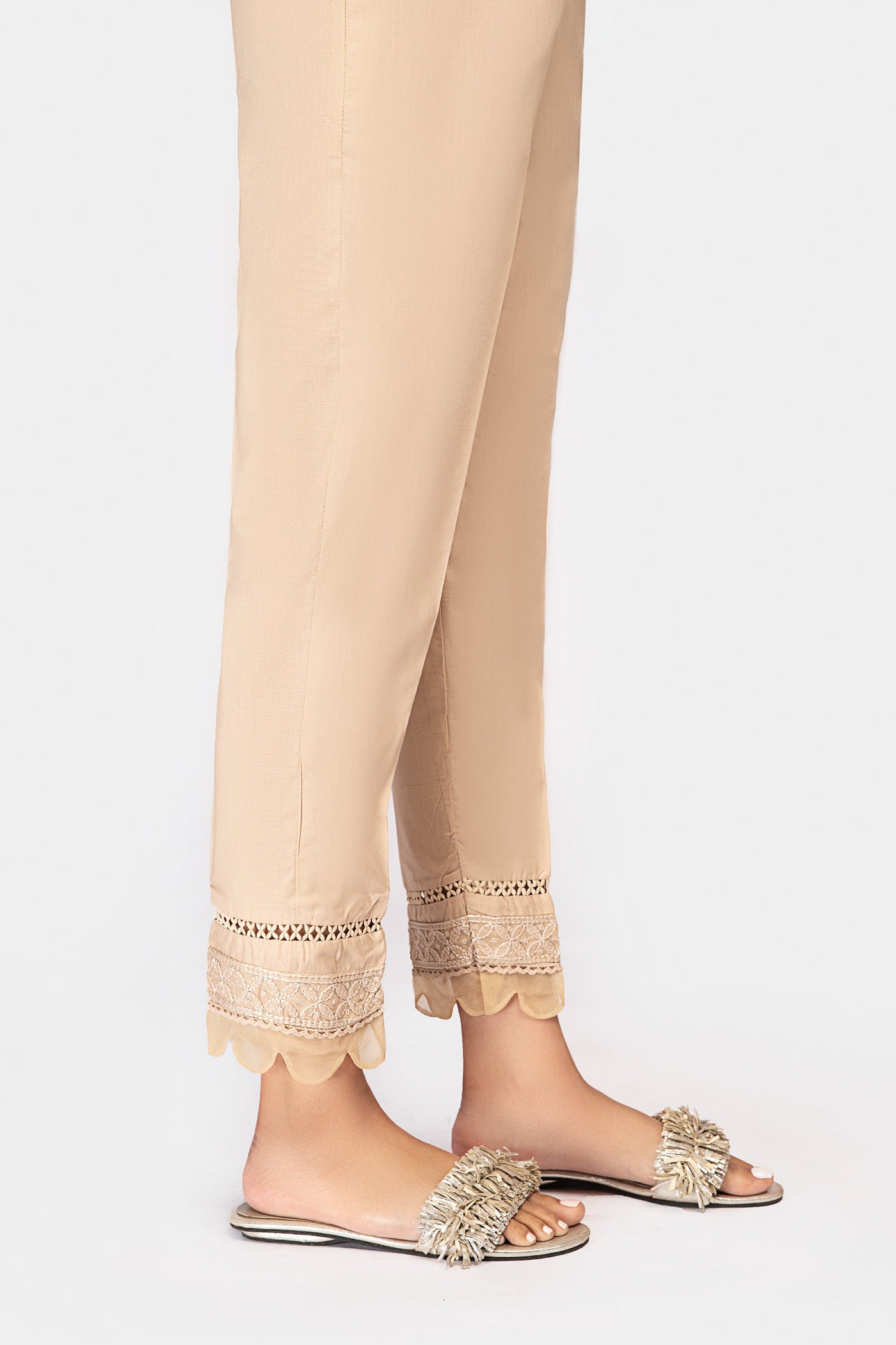 Embroidered Cambric Trouser | MB-EF23-138