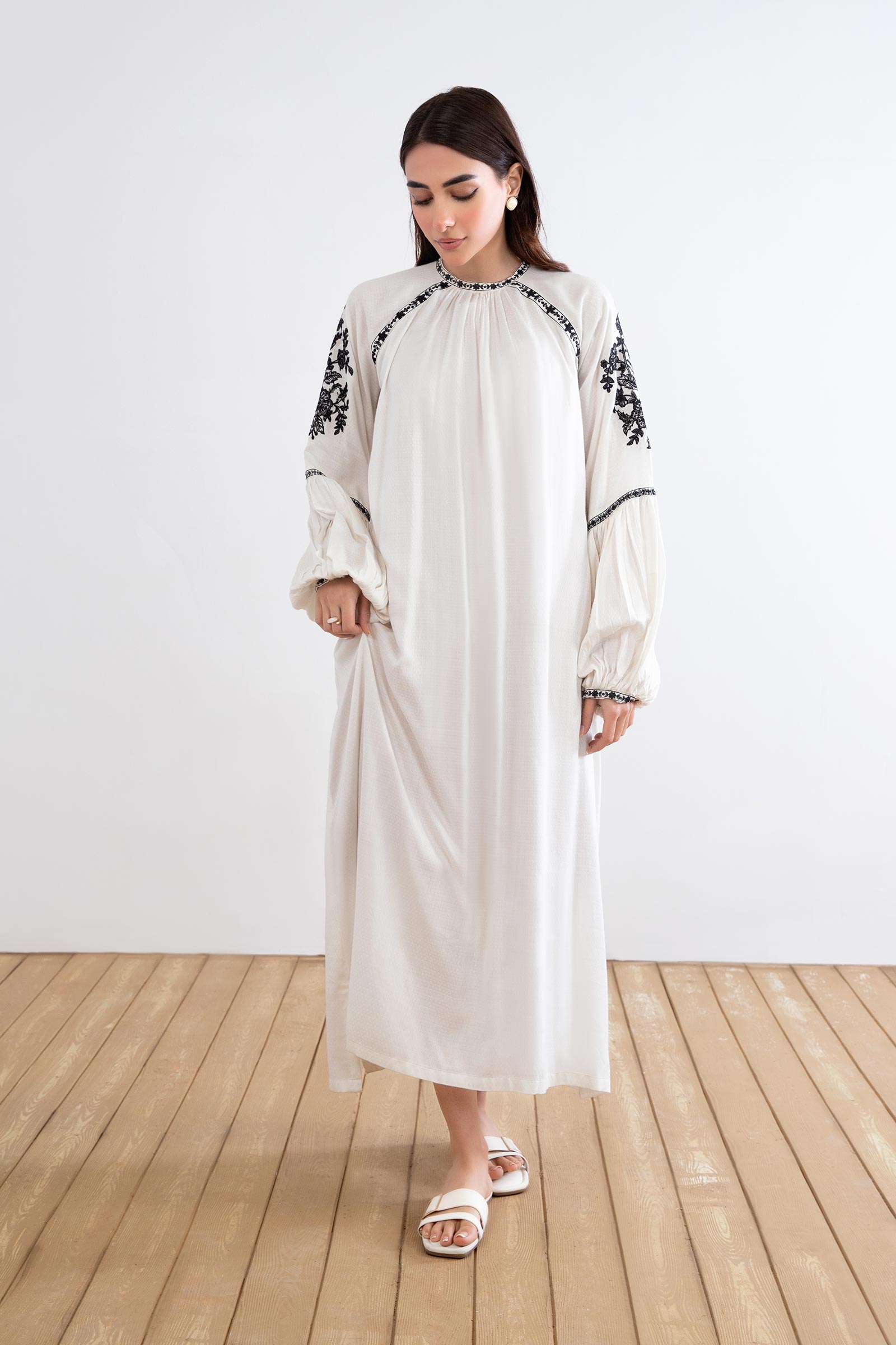 Dyed Arabic Lawn Shirt