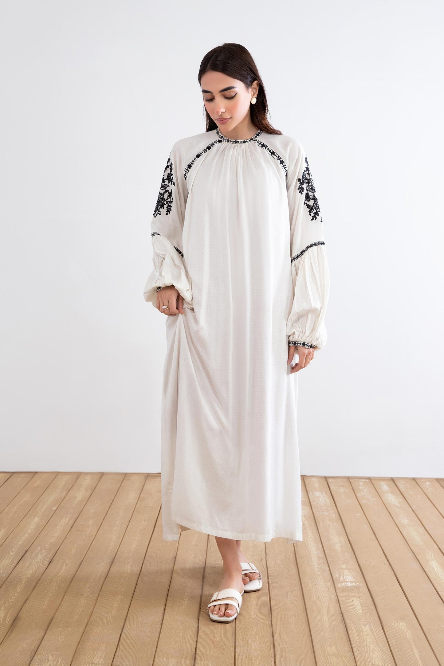 Dyed Arabic Lawn Shirt