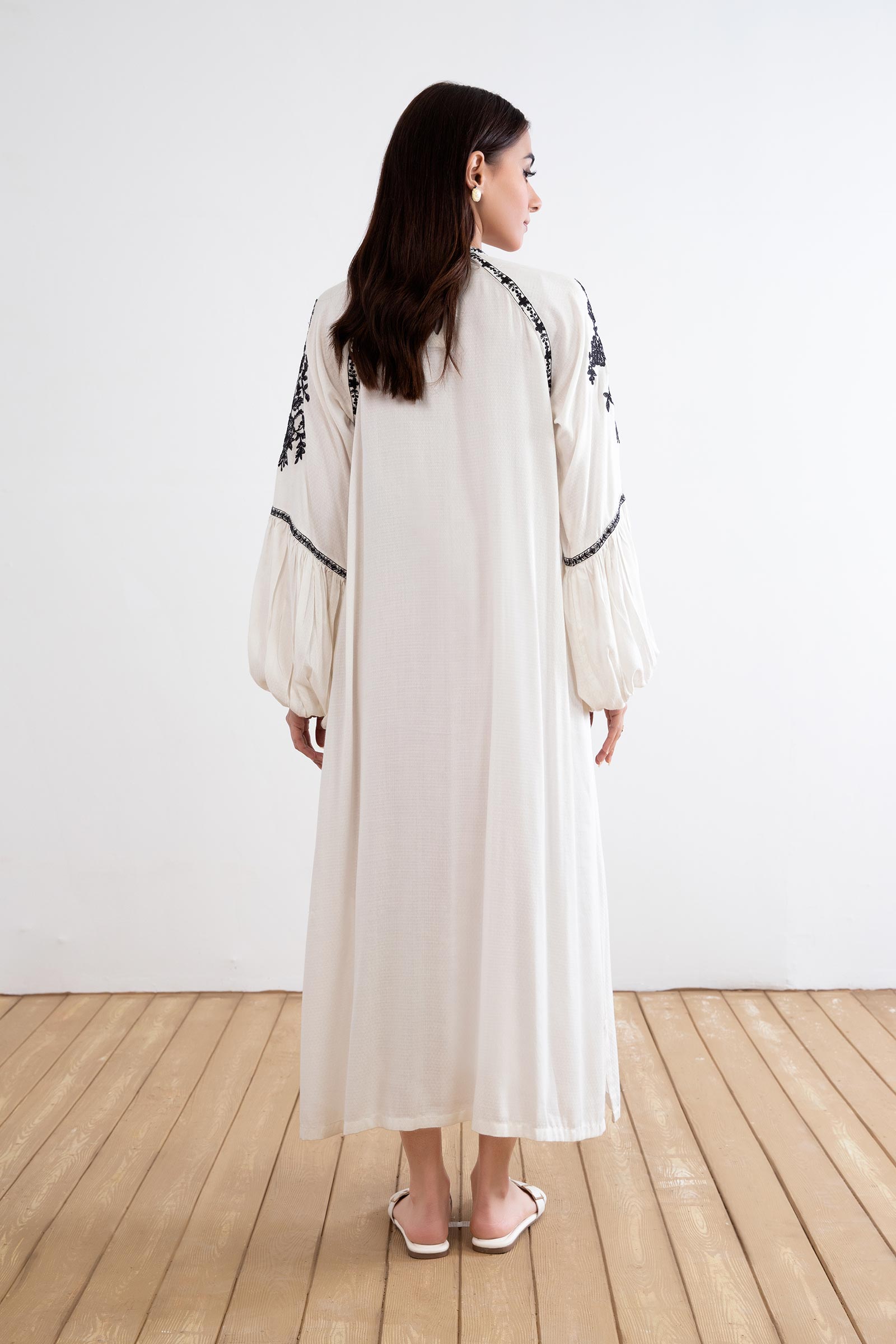 Dyed Arabic Lawn Shirt