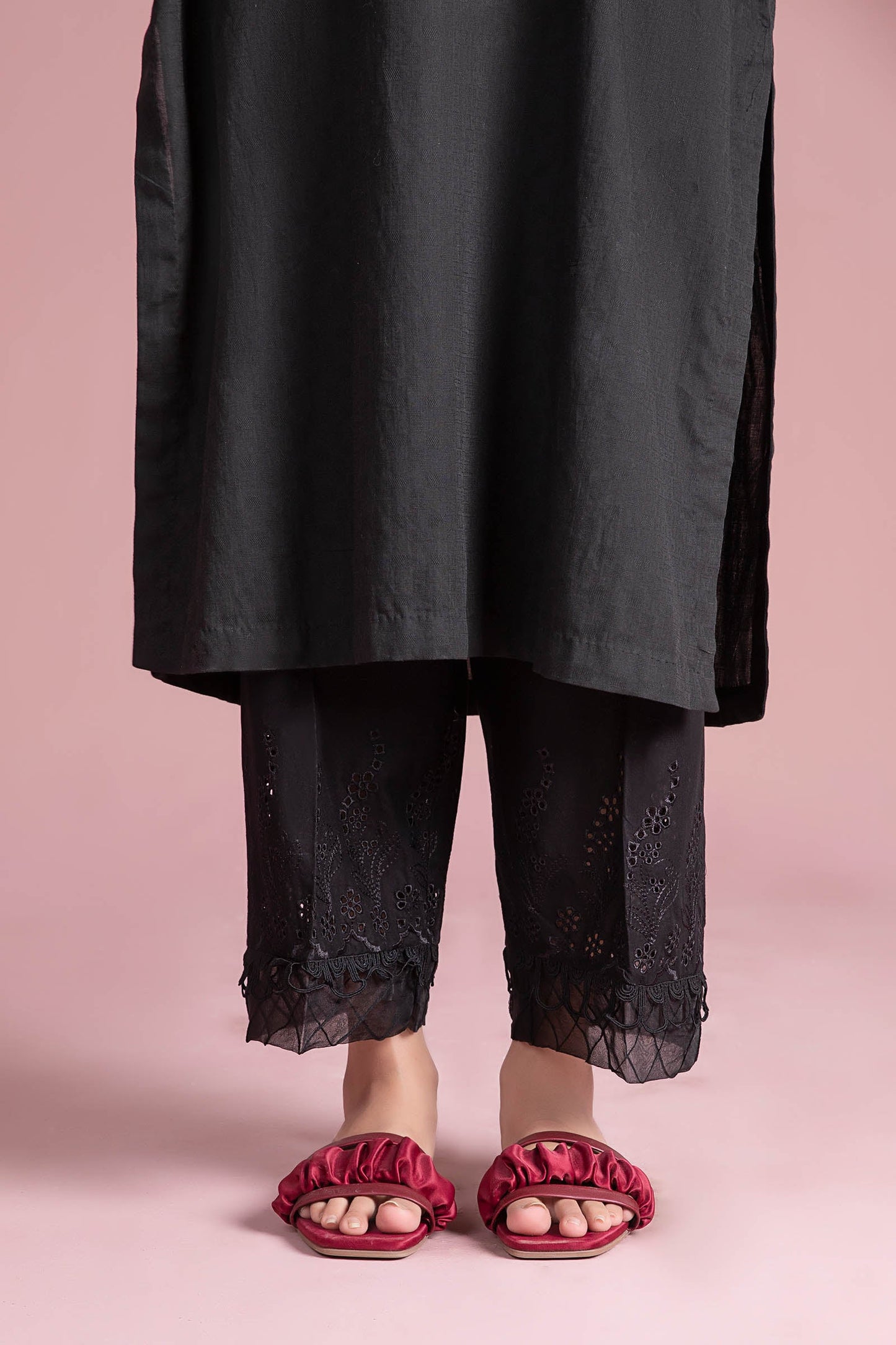 Cambric Cropped Trousers