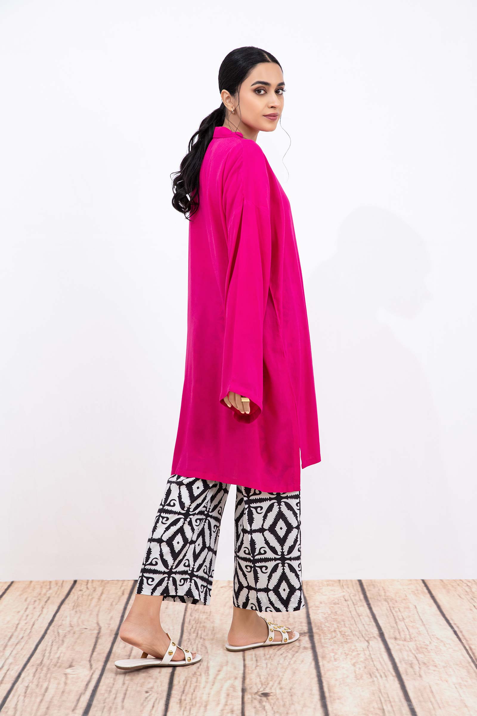 2 Piece Dyed Arabic Lawn Suit