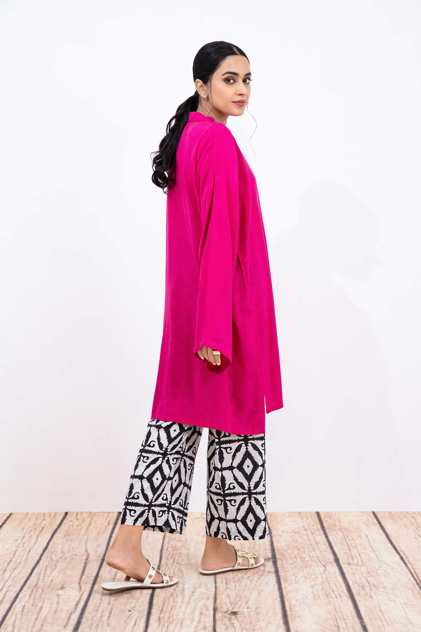 2 Piece Dyed Arabic Lawn Suit