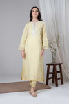 2 Piece Embroidered Dobby Lawn Suit