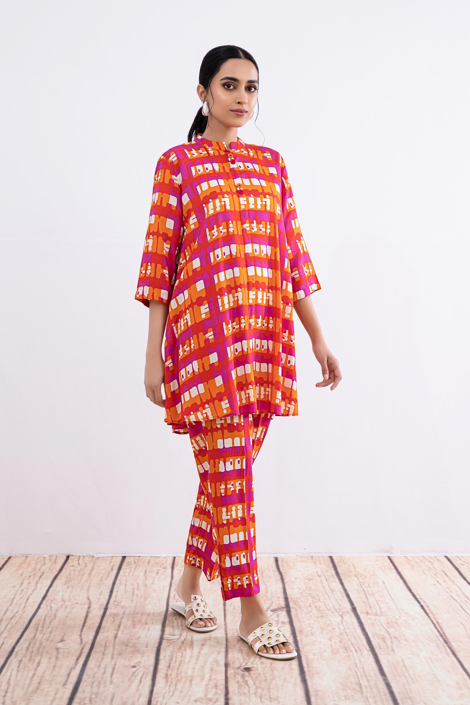 Printed Arabic Lawn Co-Ord Set