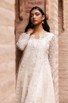 Embroidered Organza Pishwas