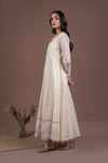 Embroidered Organza Pishwas