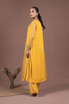 2 Pc Dyed Organza Suit
