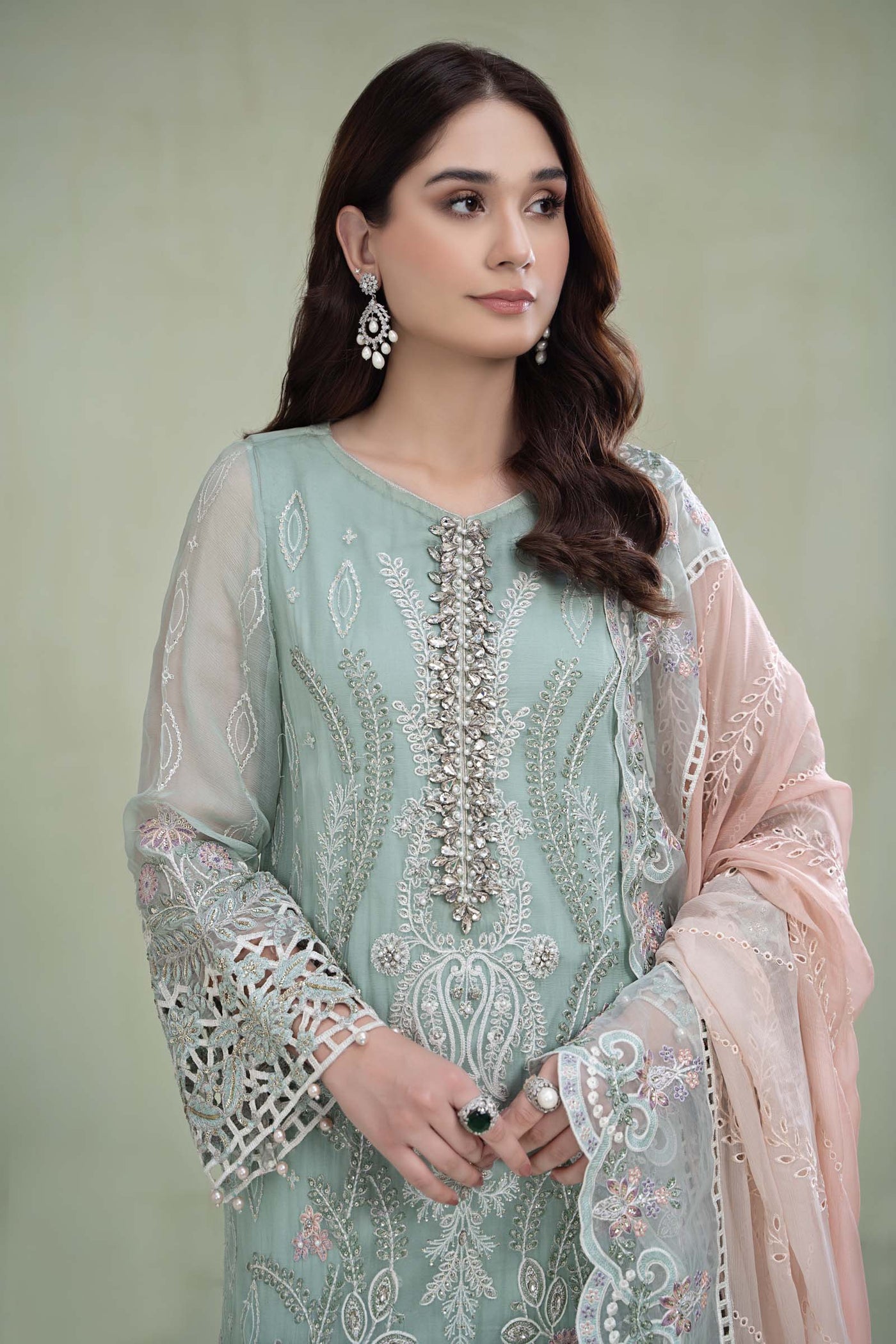 Suit Mint Green MCS-23-104