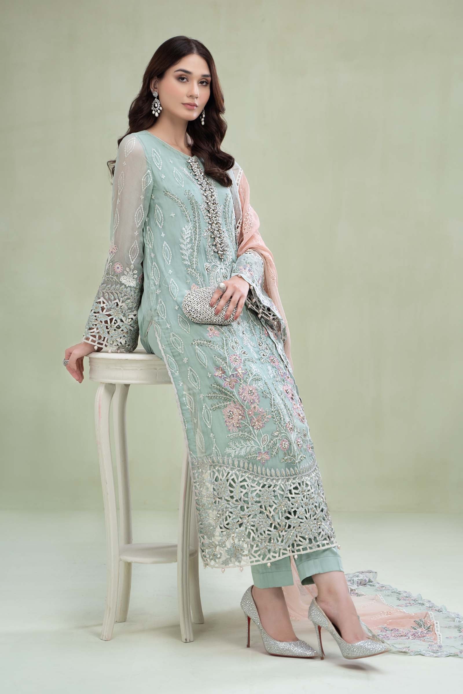 Suit Mint Green MCS-23-104