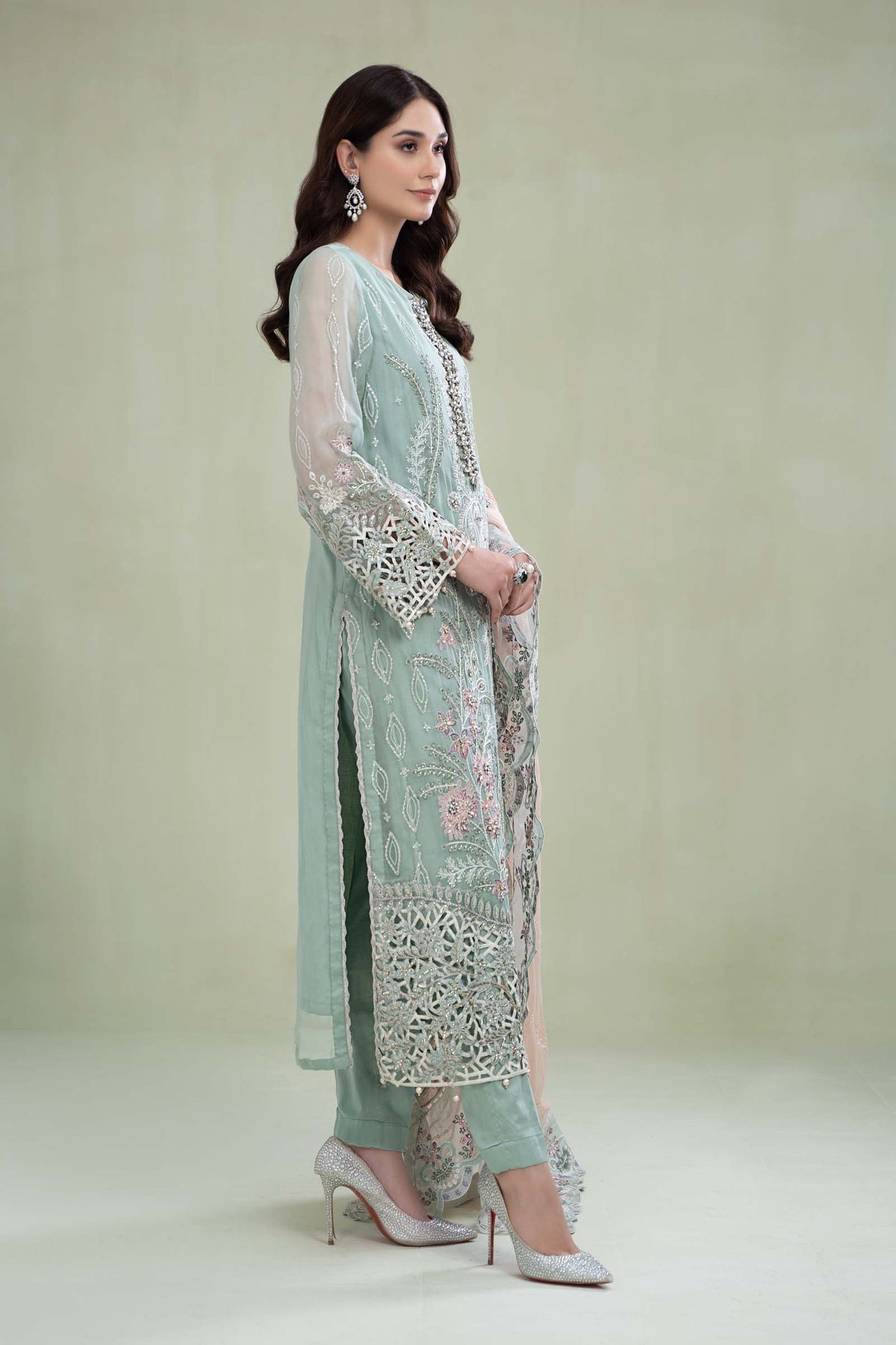 Suit Mint Green MCS-23-104