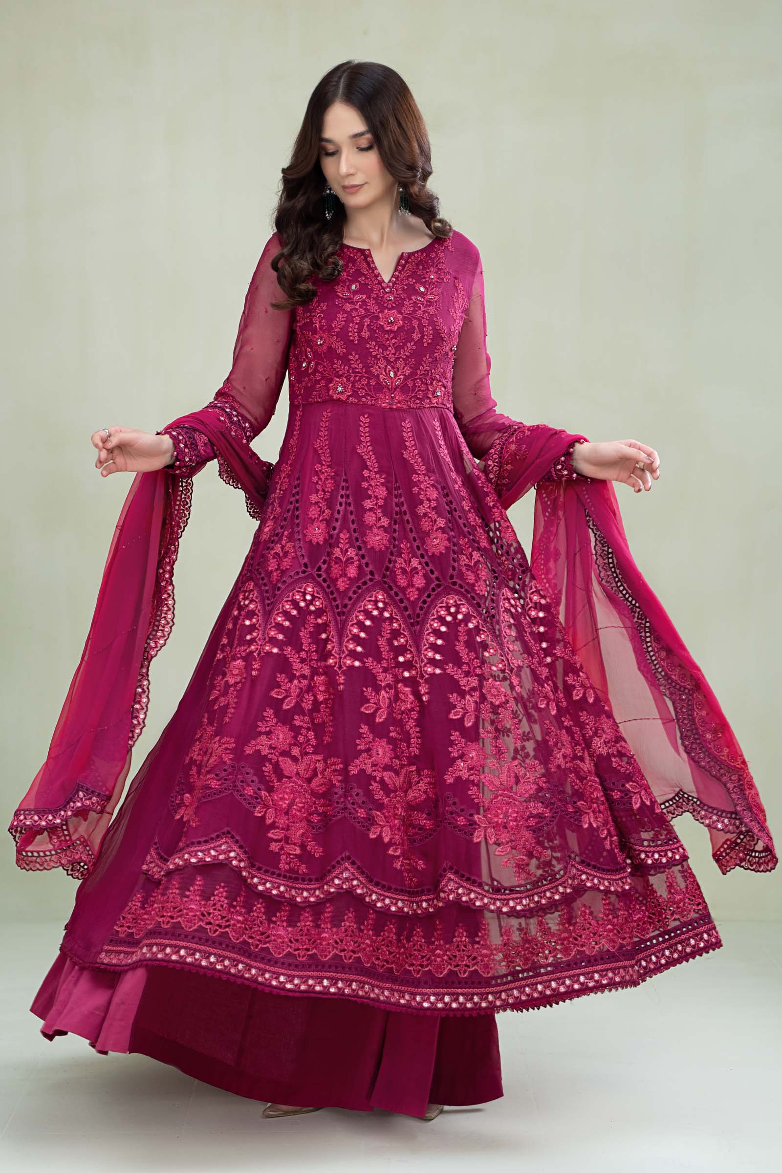 Suit Magenta Pink MCS-23-107