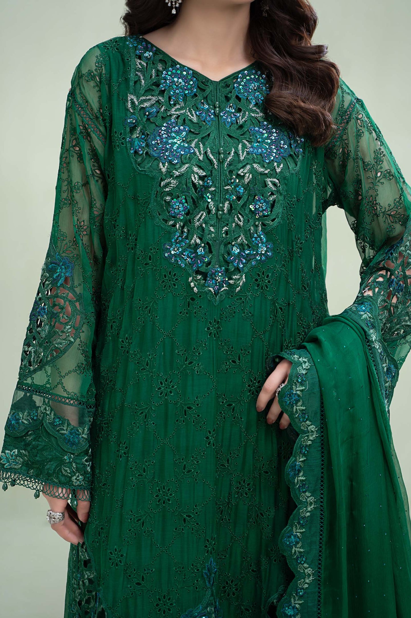 Suit Emerald Green MCS-23-108