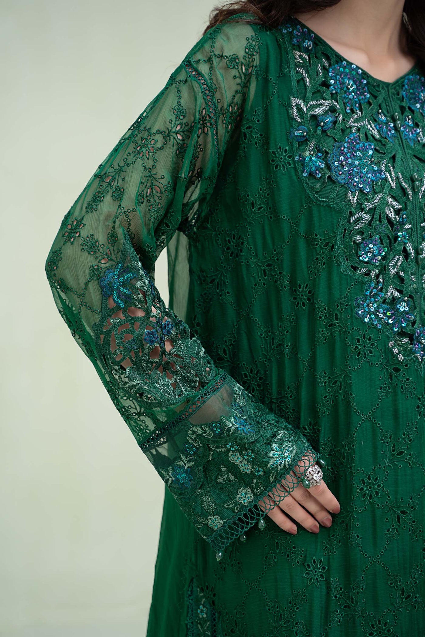Suit Emerald Green MCS-23-108