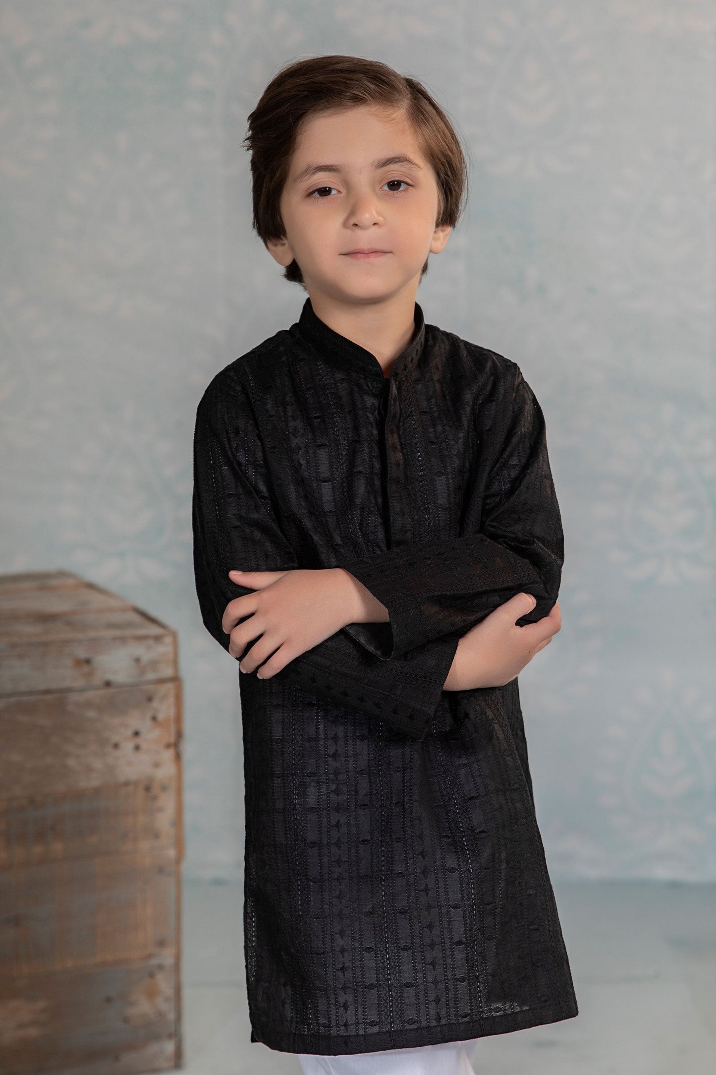 Embroidered Cotton Kurta