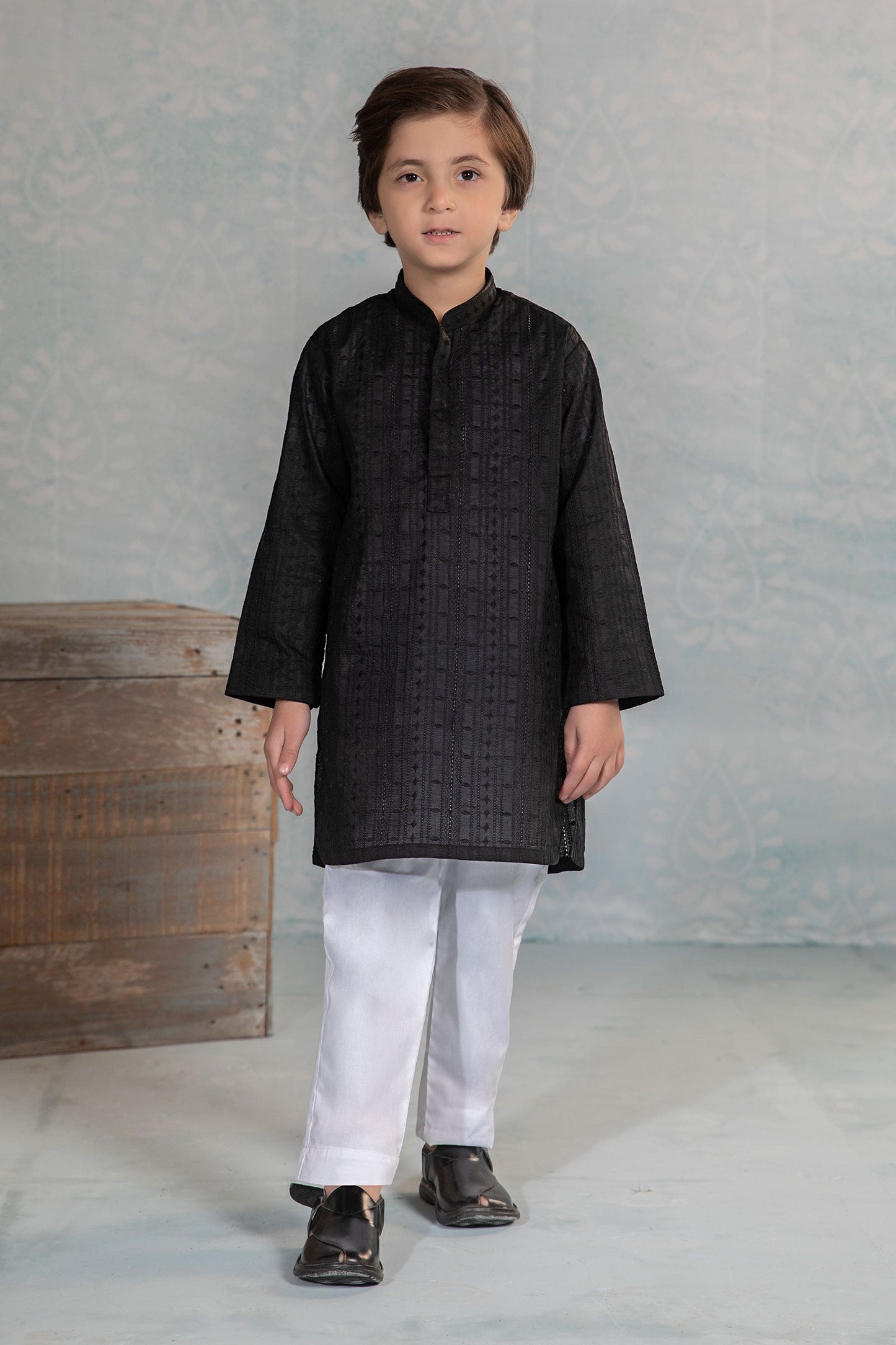 Embroidered Cotton Kurta