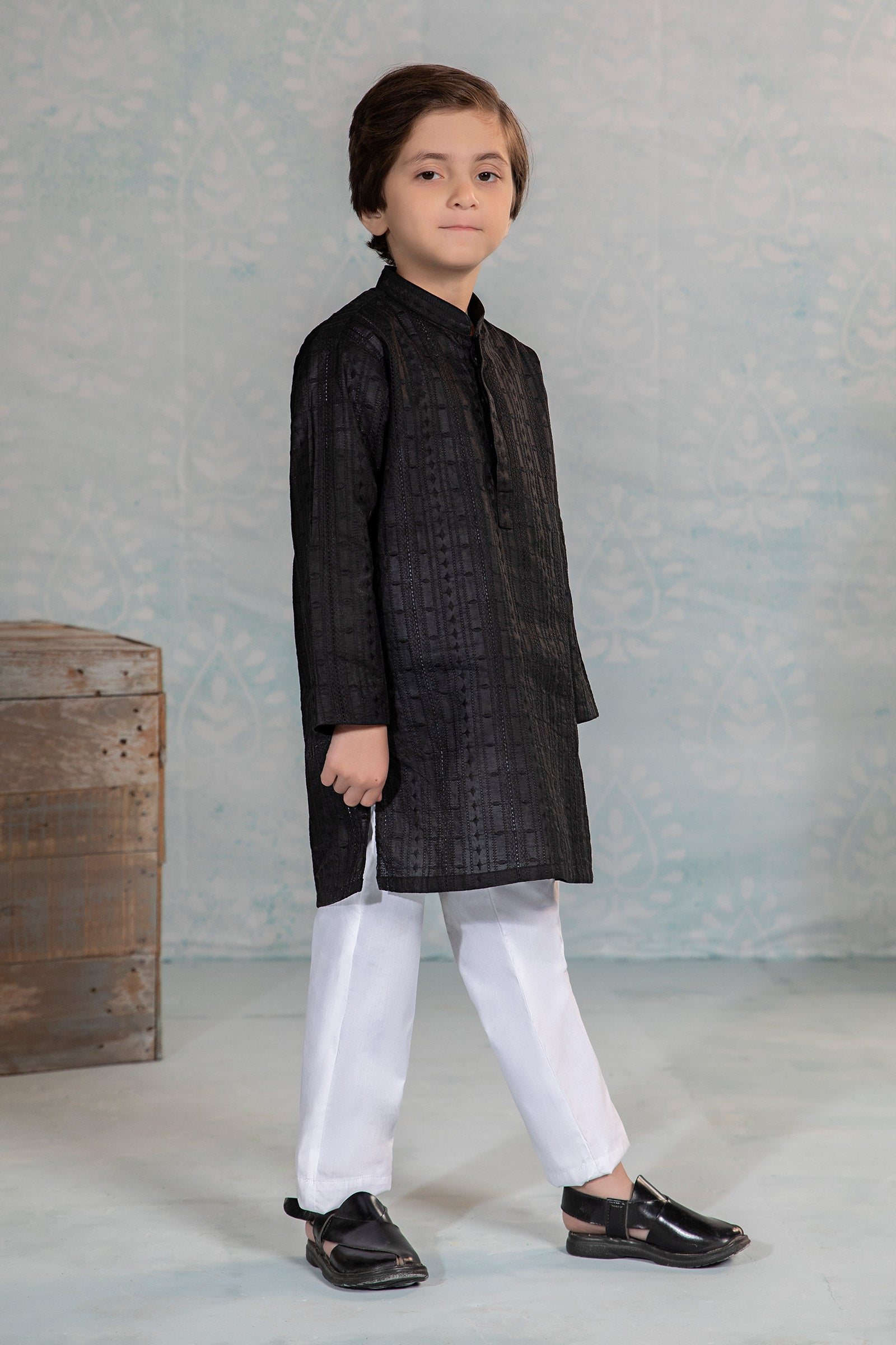 Embroidered Cotton Kurta