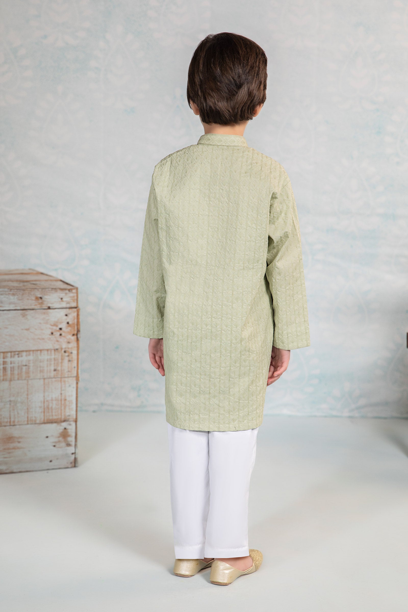 Embroidered Cotton Kurta
