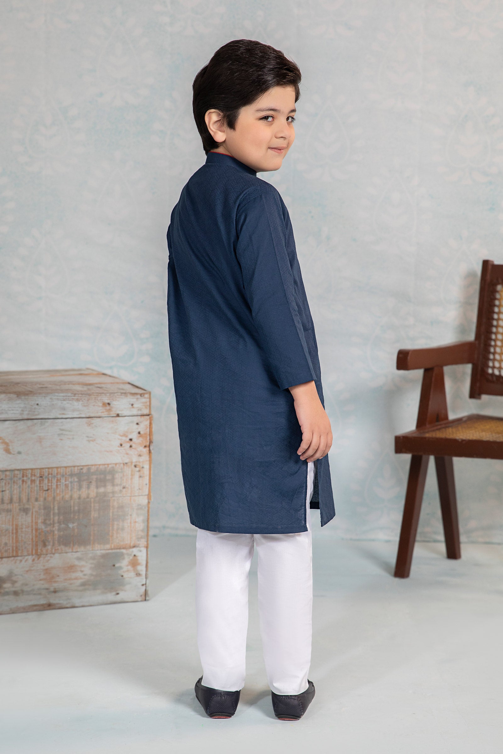 Dyed Dobby Kurta