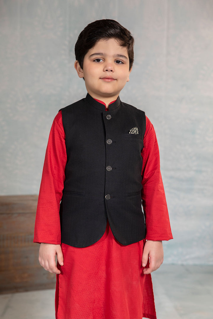 Black Waistcoat All Products MKB2418-046-BLK