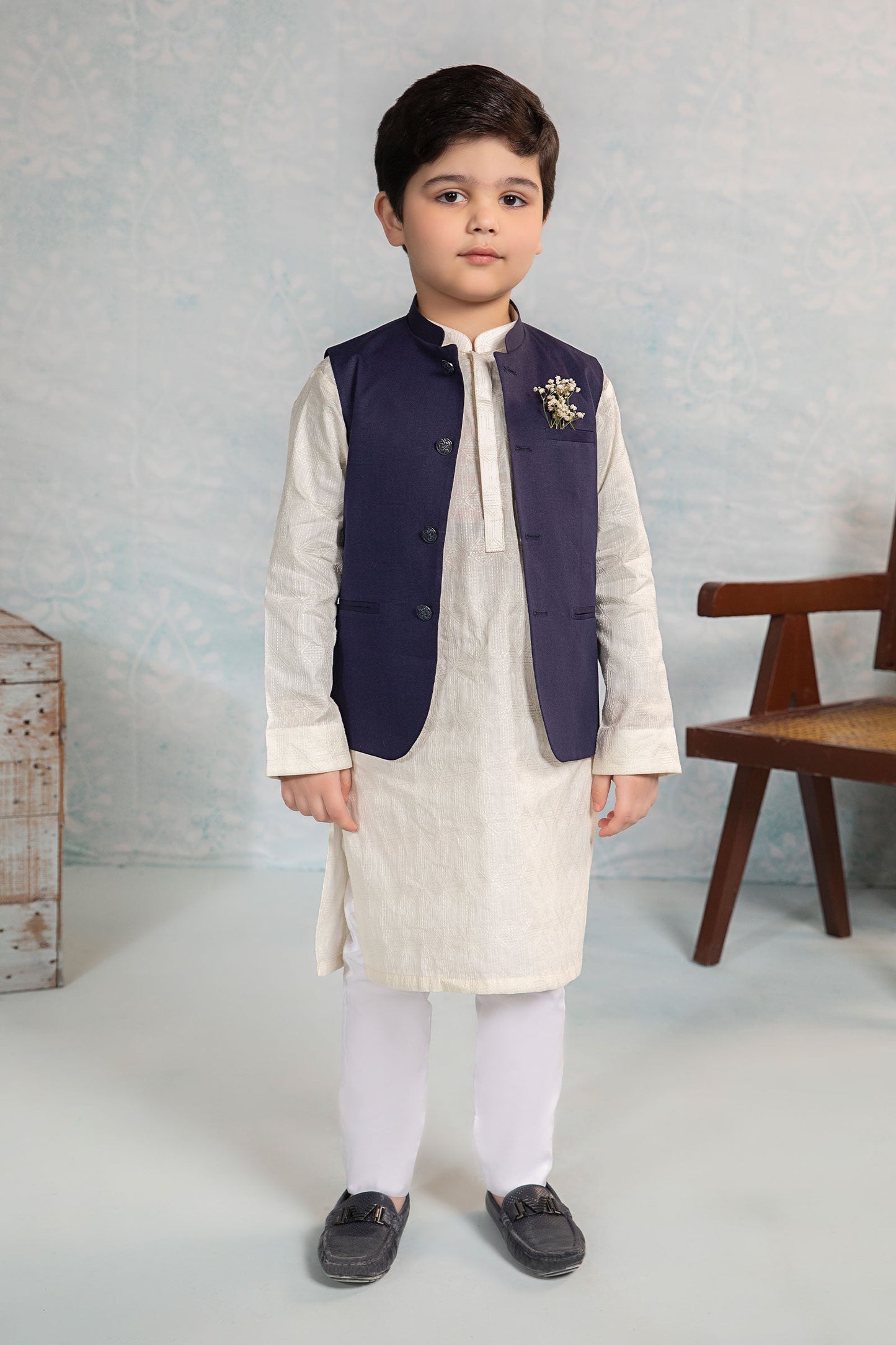 Navy Blue Waistcoat