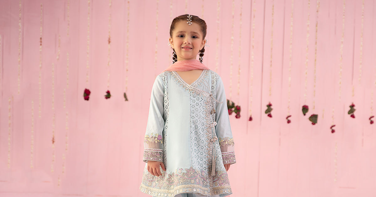 3 PIECE EMBROIDERED LAWN SUIT | MKD-EF24-07