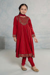 3 Piece Embroidered Dobby Suit