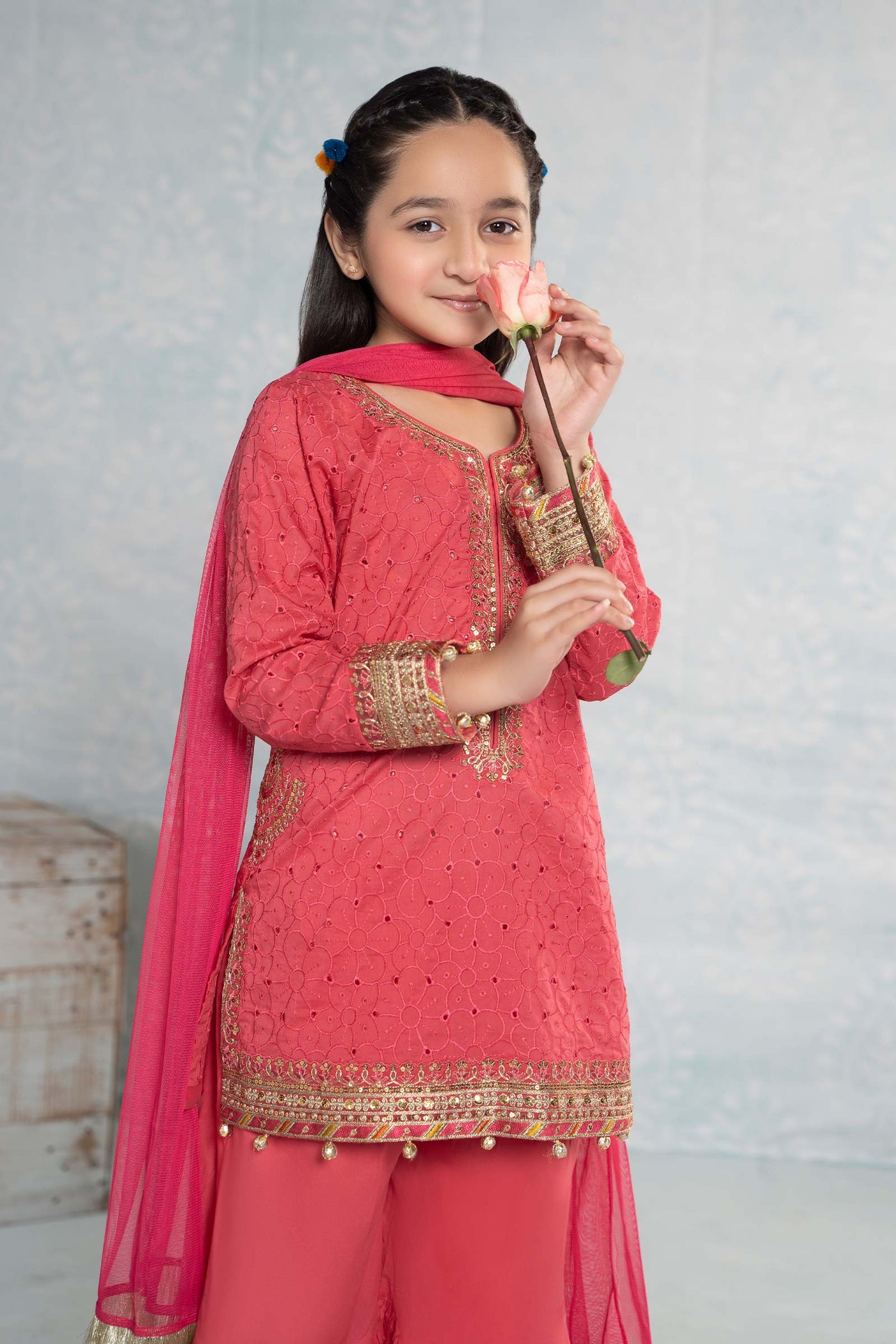 3 PIECE EMBROIDERED LAWN SUIT | MKD-EF24-14