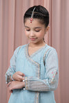 3 Piece Embroidered Cotton Jacquard Zari Suit