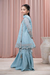 3 Piece Embroidered Cotton Jacquard Zari Suit