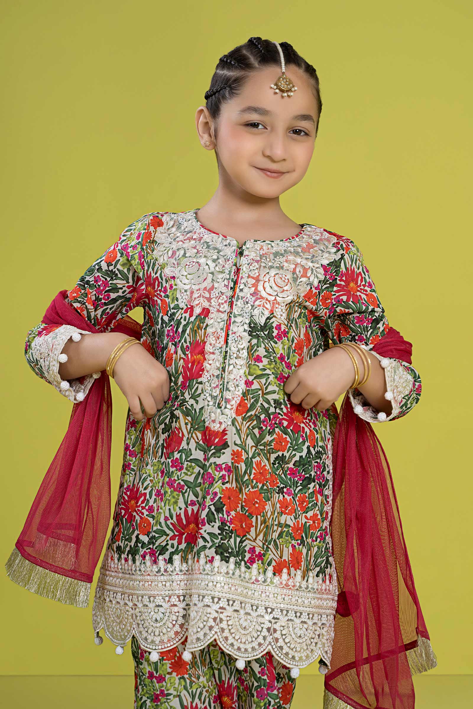 3 Piece Embroidered Lawn Suit