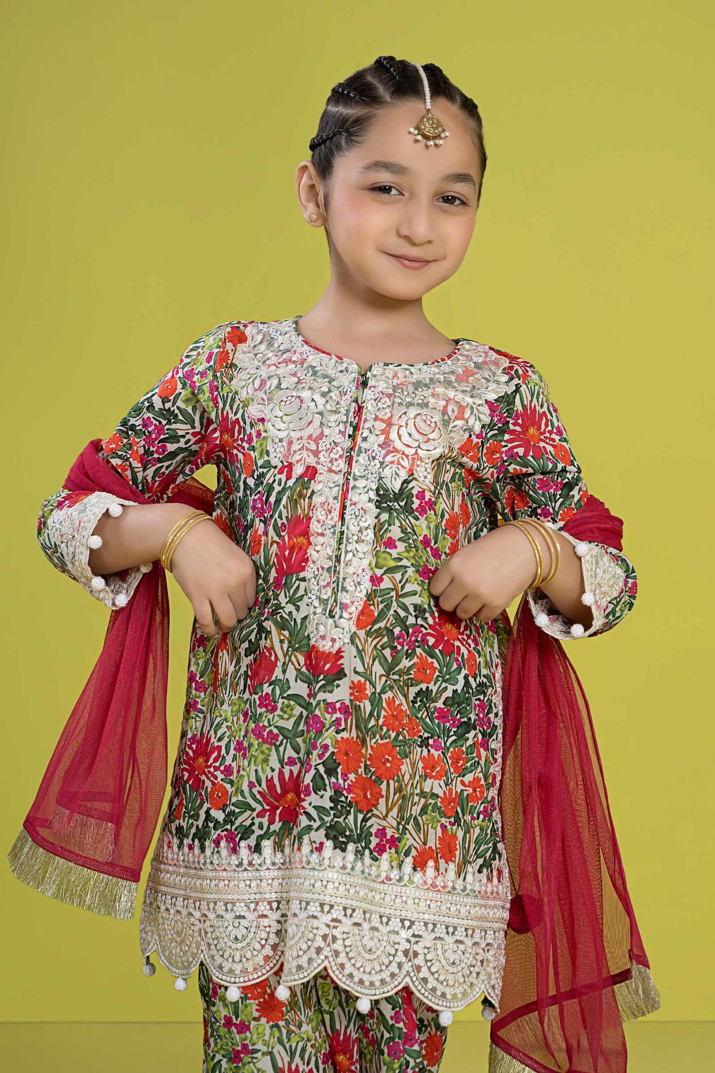 3 Piece Embroidered Lawn Suit