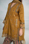 3 Piece Embroidered Dobby Suit