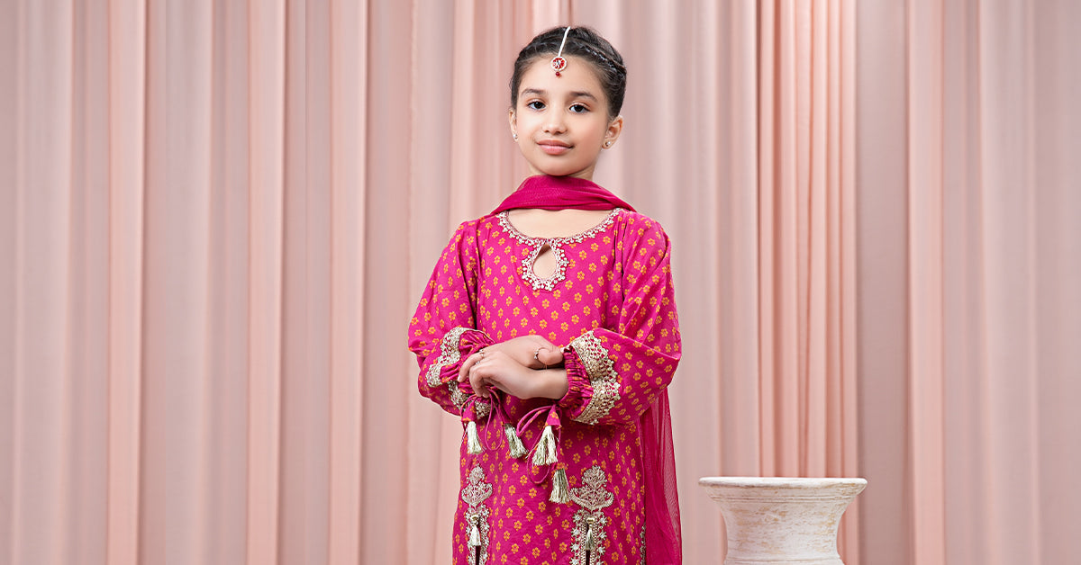 3 Piece Embroidered Lawn Suit