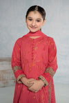 3 Piece Embroidered Jacquard Broshiasuit