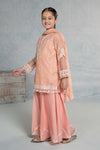 3 Piece Embroidered Stripecotton Suit