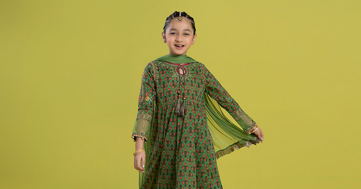 3 Piece Embroidered Lawn Suit