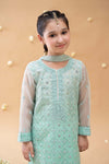 Suit Off White and Green MKS-EA23-16