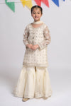 3 Piece Embroidered Organza Suit