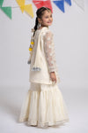 3 Piece Embroidered Organza Suit