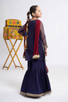 3 Piece Embroidered Organza Suit