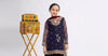 3 Piece Embroidered Organza Suit