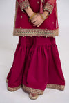 3 Piece Embroidered Organza Suit