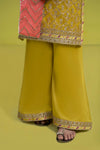3 Piece Embroidered Organza Suit