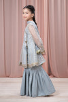 3 Piece Embroidered Organza Suit
