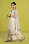 3 Piece Embroidered Organza Suit